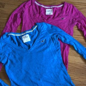 2 Hollister Long Sleeve Shirts